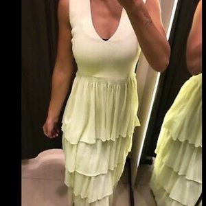 zara ruffled knit dress